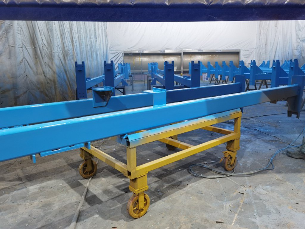 上虞鋼結構除銹噴漆